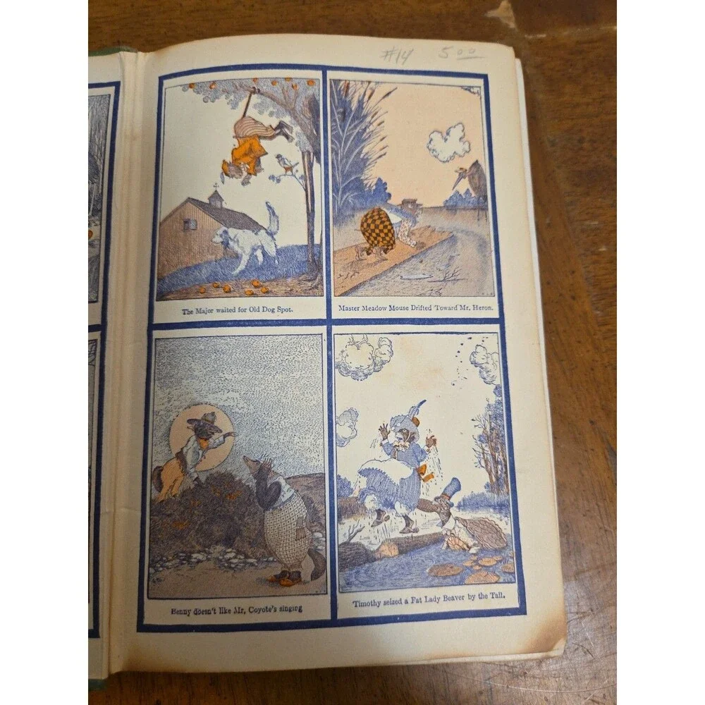 The Tale of Dickie Deer Mouse 1918 Arthur Scott Bailey Hardcover Vintage Antique